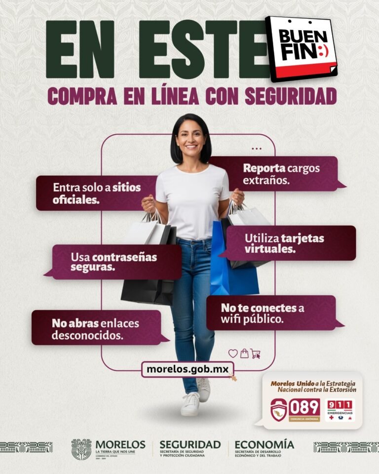 Piden consumo responsable y seguro durante “Buen Fin”