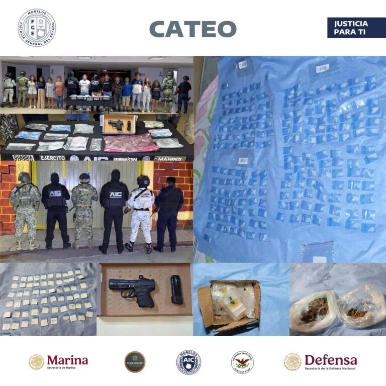 Desmantelan “tiendita” y aseguran armas en Jiutepec